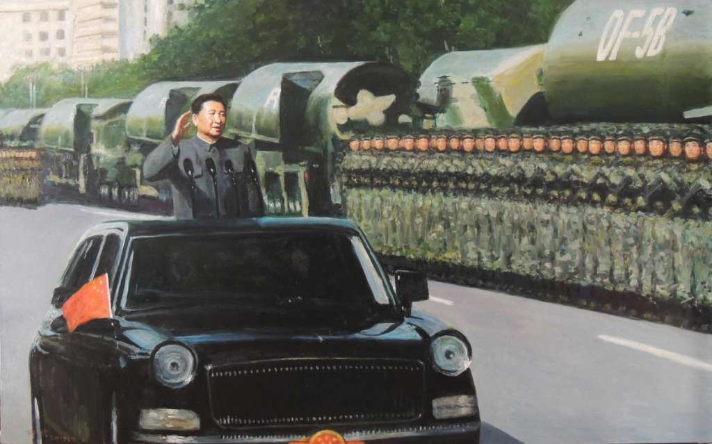 33大阅兵(138cm×220cm)