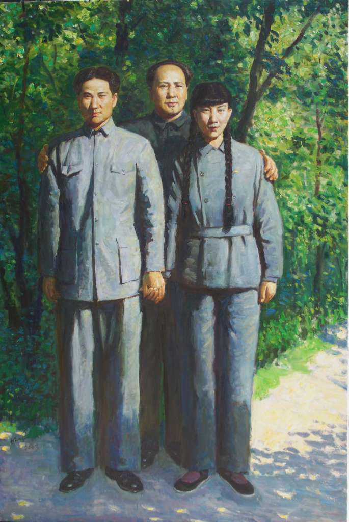 15父亲毛泽东(120cm×180cm)