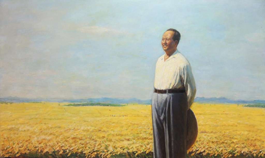 喜看稻黍千重浪(120cm×200cm)