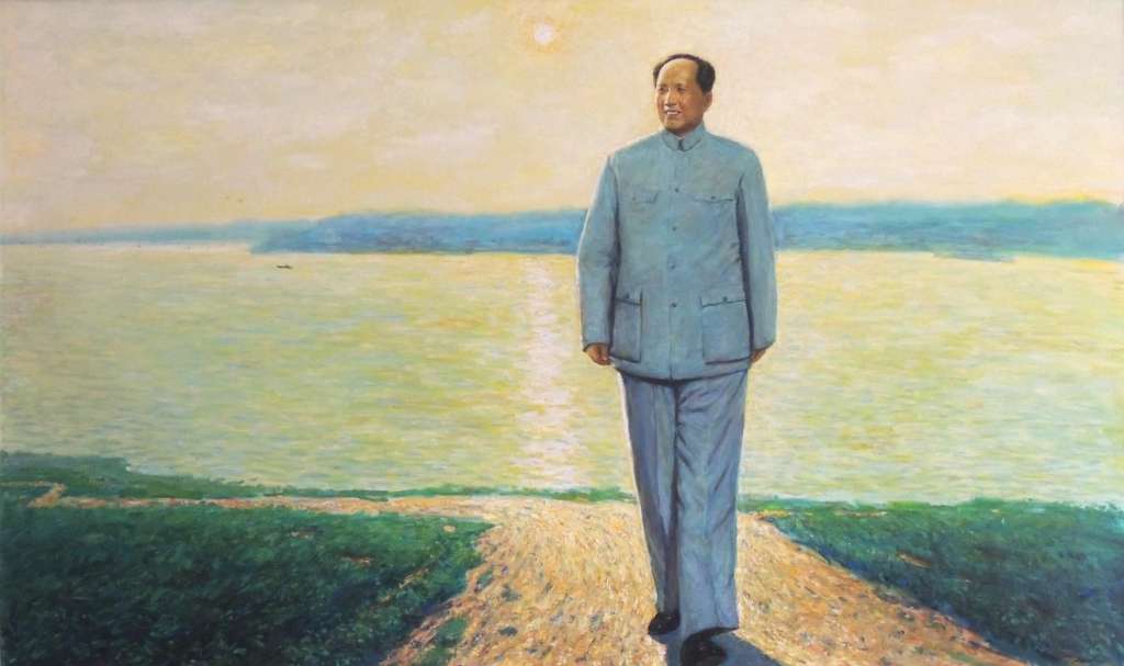日出湘江(120cm×200cm)